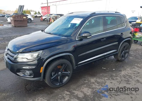 2014 Volkswagen Tiguan R-Line z USA, uszkodzony, nr VIN WVGAV3AX6EW055748
